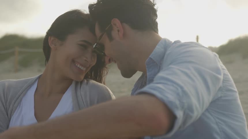 Couple At The Beach