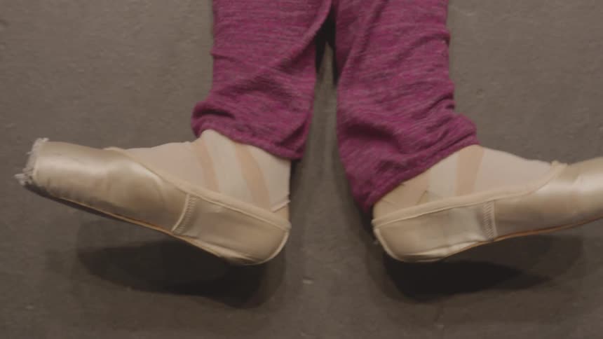 Ballet Dancers Performing
