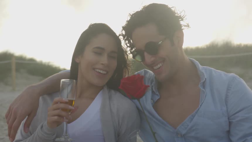 Couple At The Beach