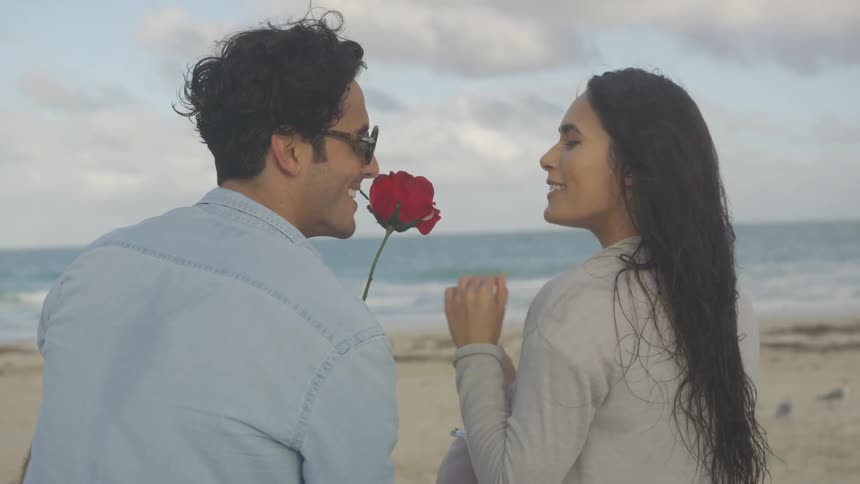 Couple At The Beach