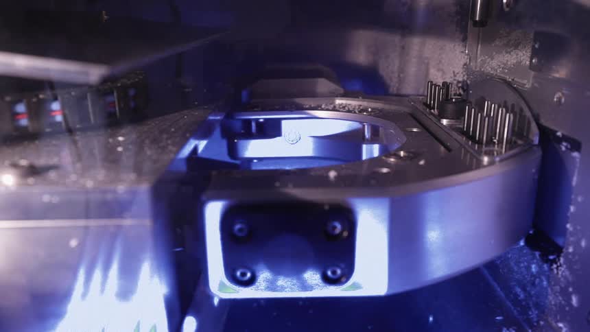 Advanced machinery at work