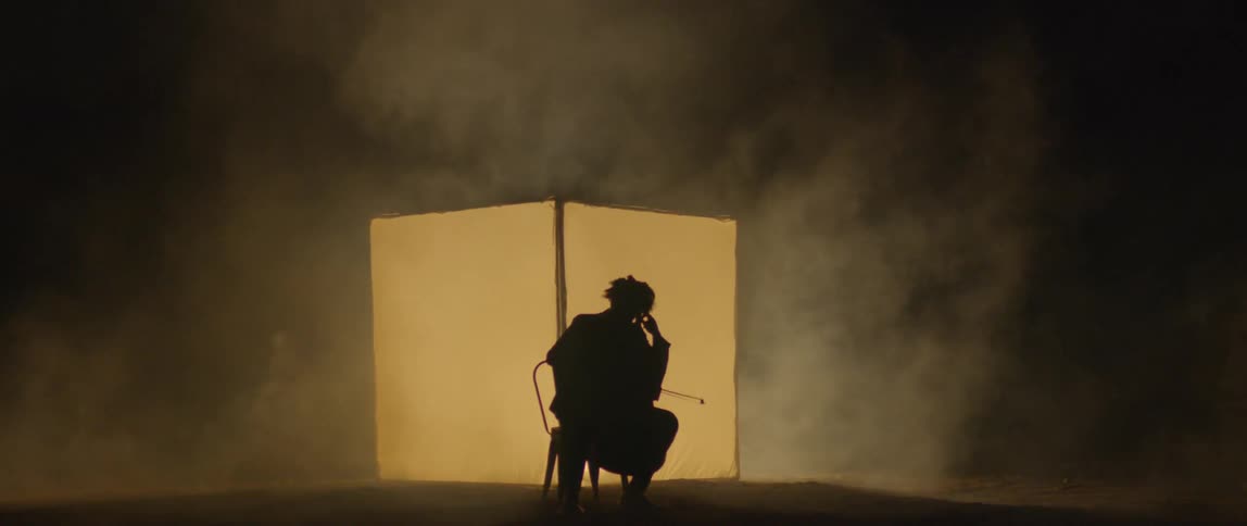 Abstract Cellist