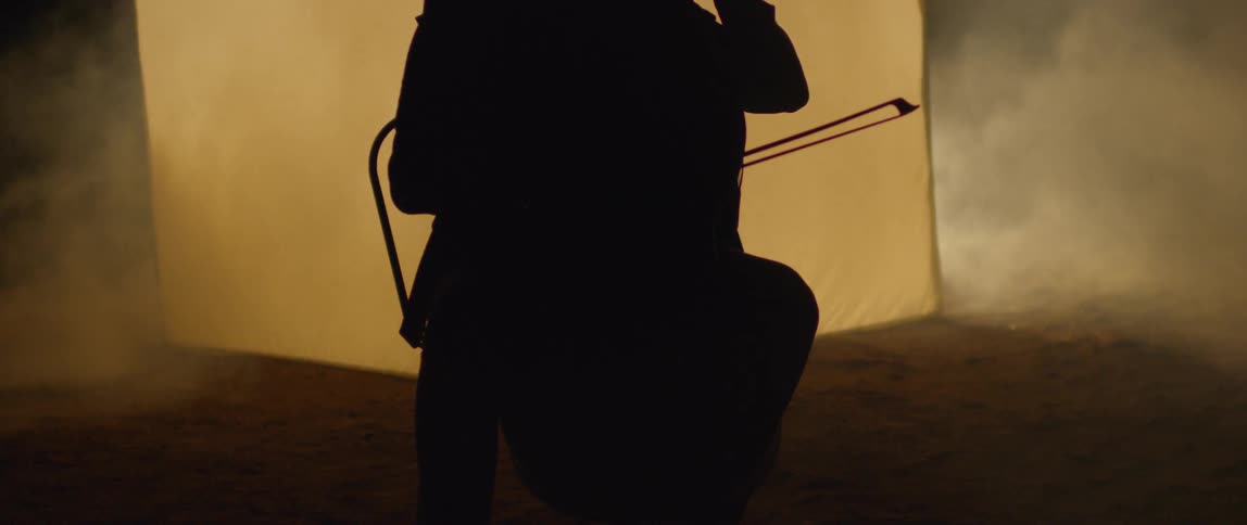 Abstract Cellist