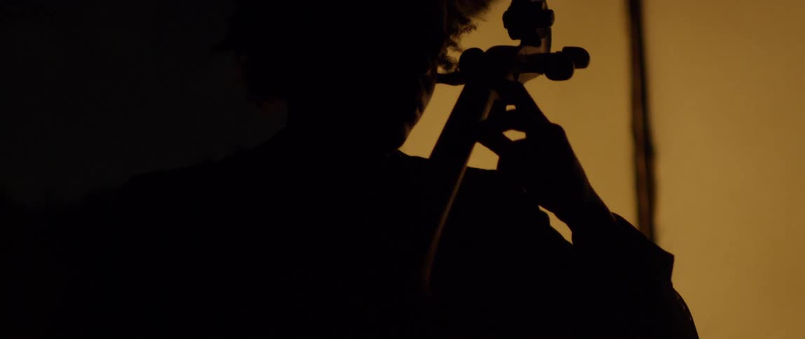 Abstract Cellist
