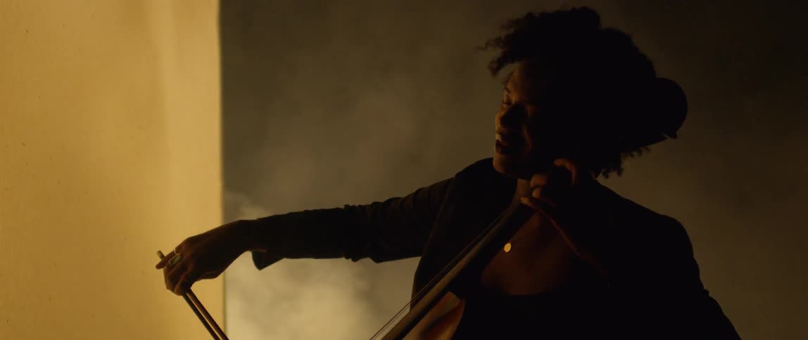 Abstract Cellist