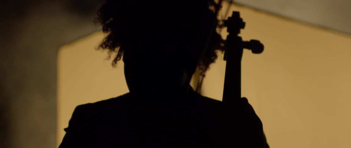 Abstract Cellist