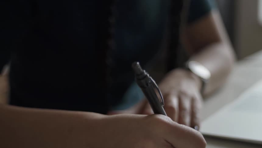 Woman Coding On Laptop