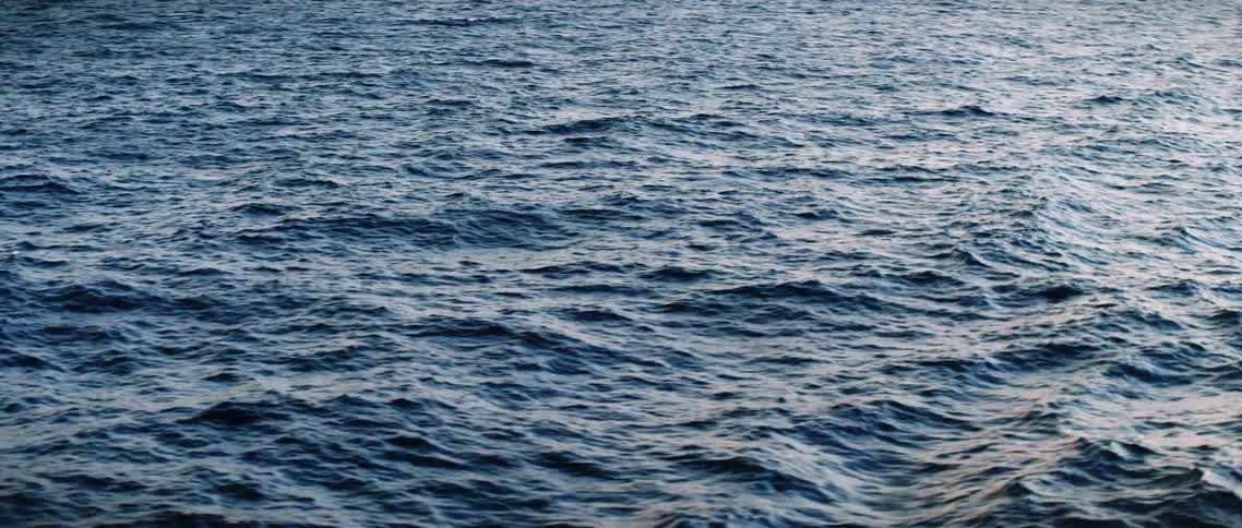 The waves of the water are very rough