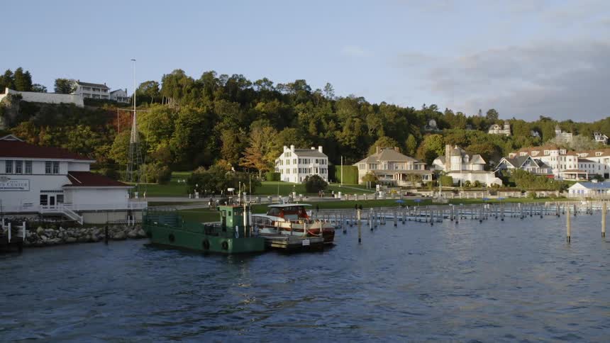 The pier only has one ship docked