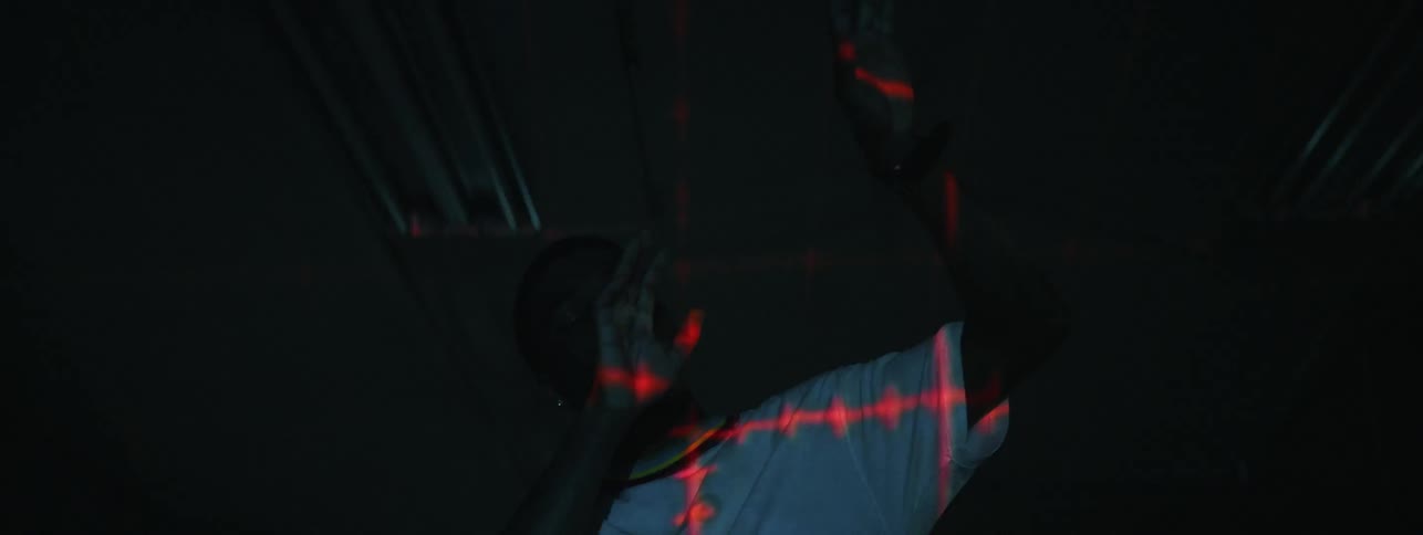 Abstract Teens In Warehouse