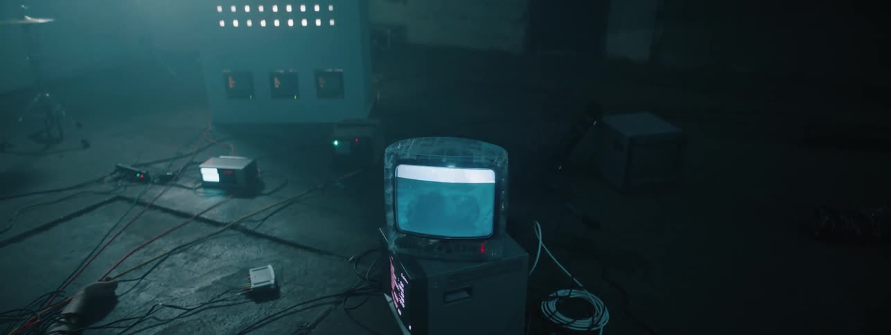 Abstract Teens In Warehouse