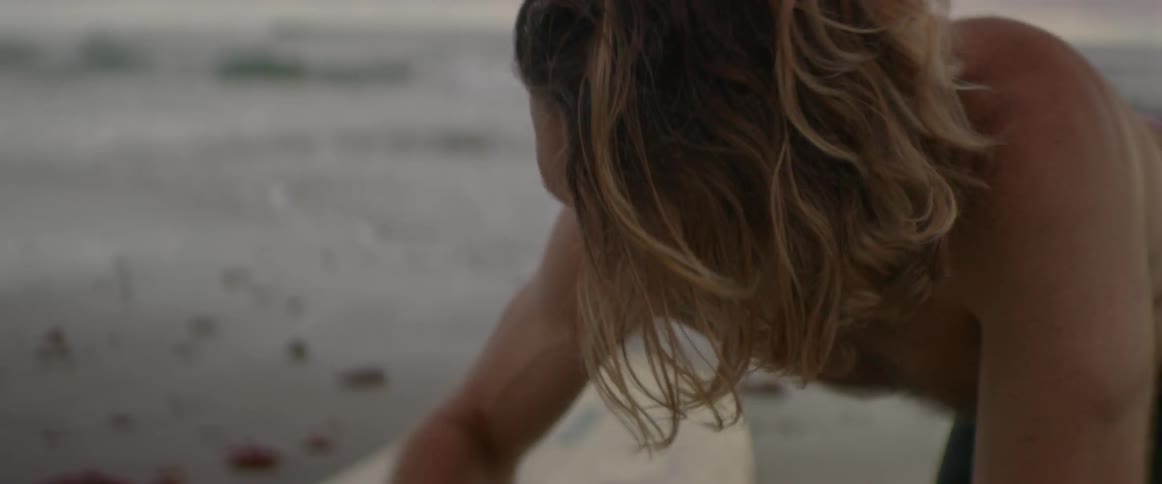 Man Meditating And Surfing