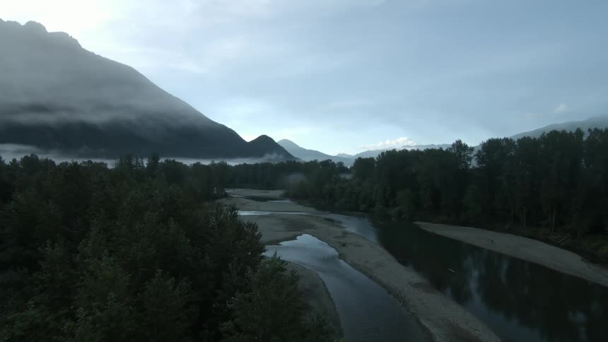 Foggy River Aerials
