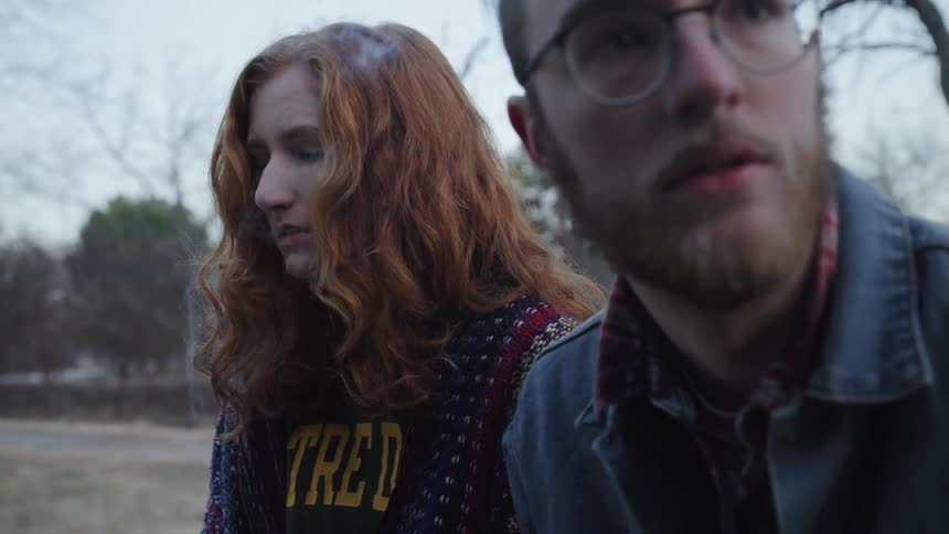 Young Couple Playing Music And Exploring
