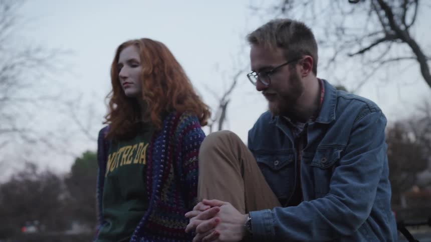 Young Couple Playing Music And Exploring