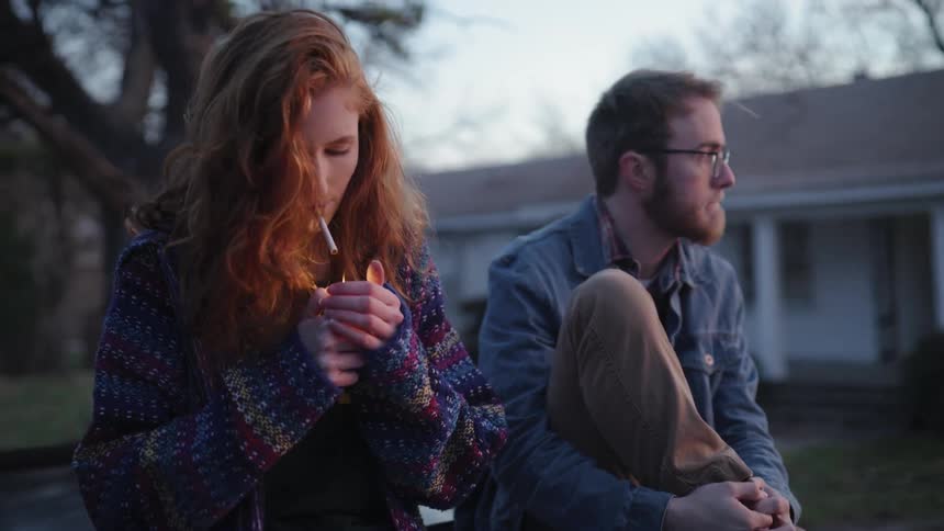 Young Couple Playing Music And Exploring