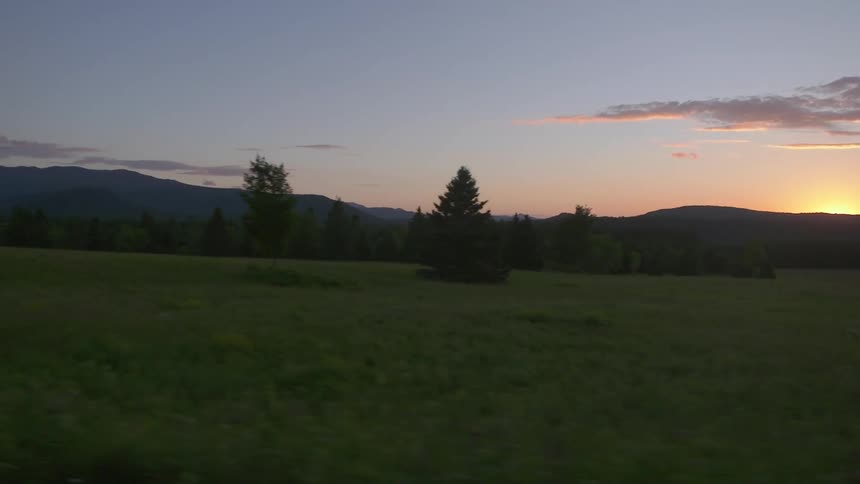 Sunset on the horizon