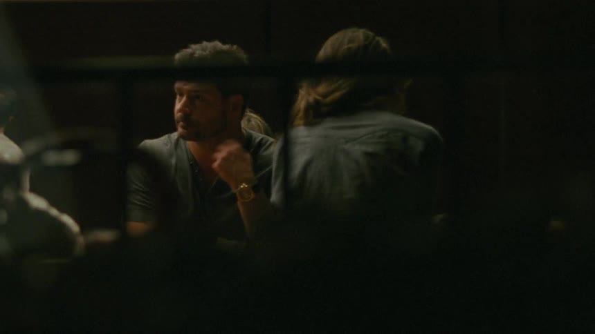 A group of people sitting together