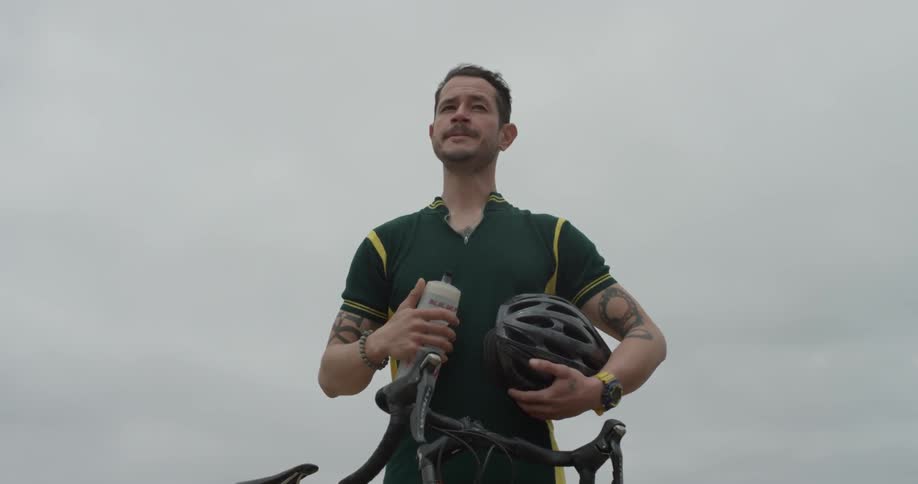 Cyclists On Hilly Roads