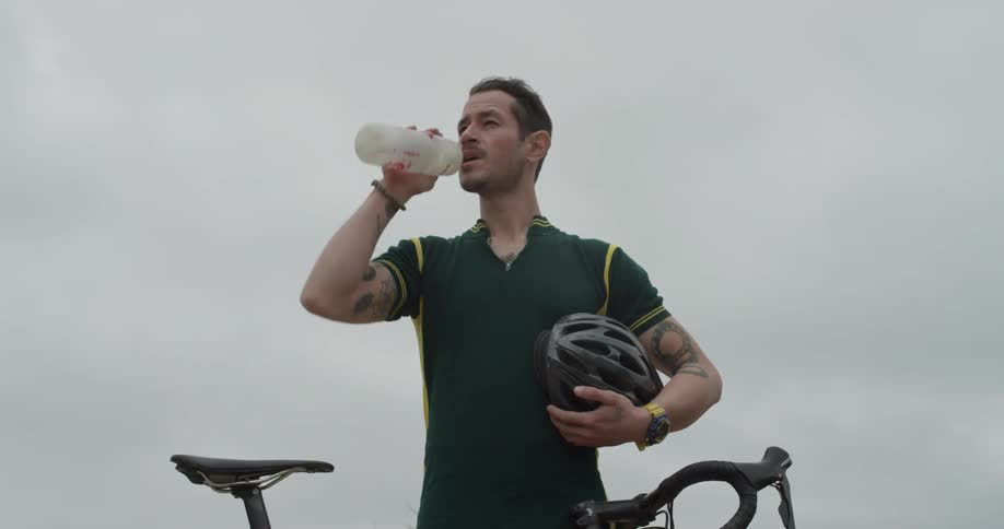Cyclists On Hilly Roads