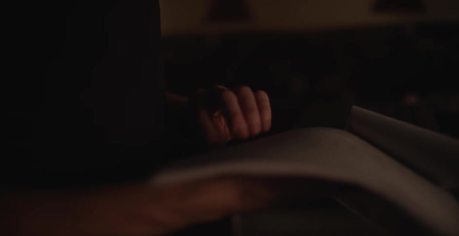 A person is reading a book
