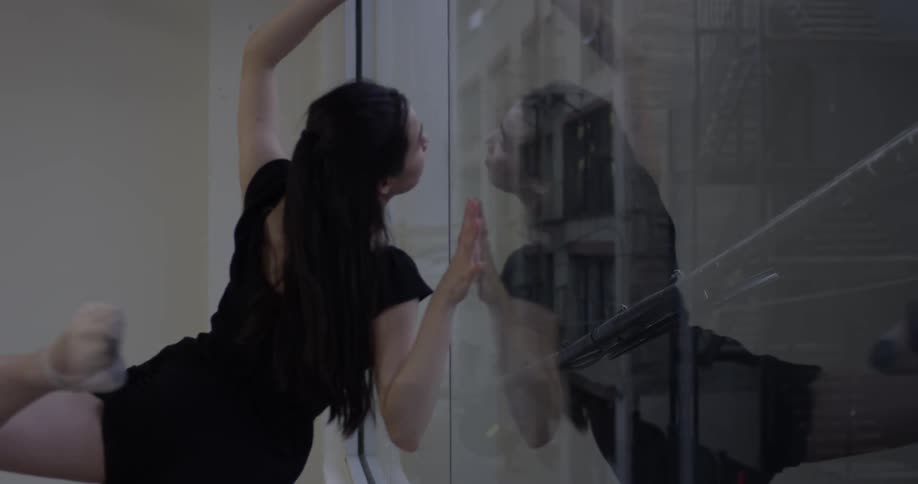 Jazz Dancer In Large Studio
