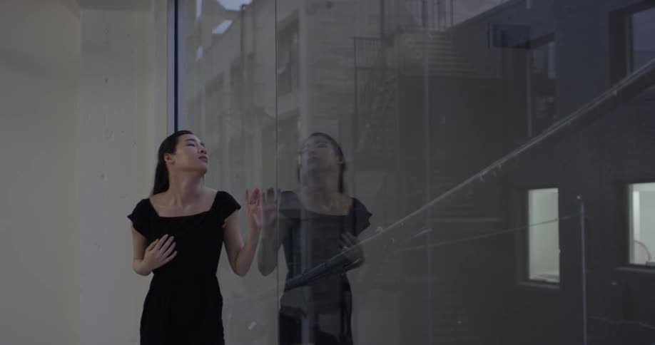 Jazz Dancer In Large Studio