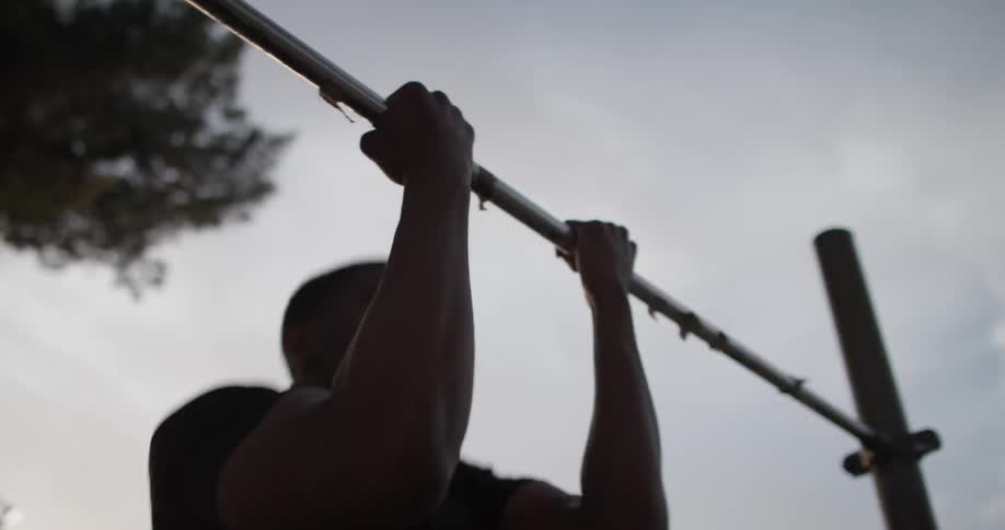 Man Working Out Outside