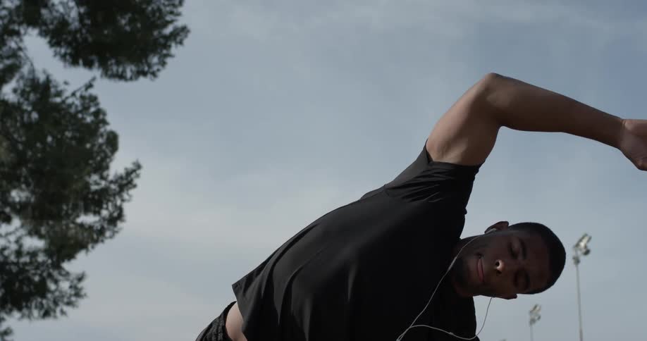 Man Working Out Outside