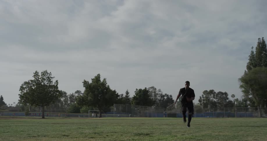 Man Working Out Outside