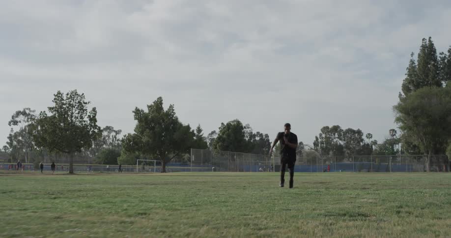Man Working Out Outside