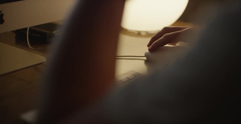 A person using a computer
