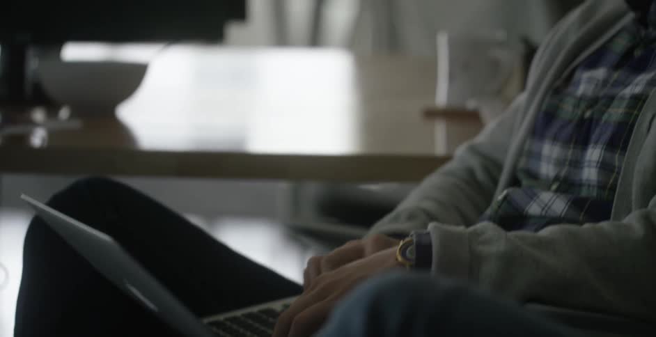 A person using a computer