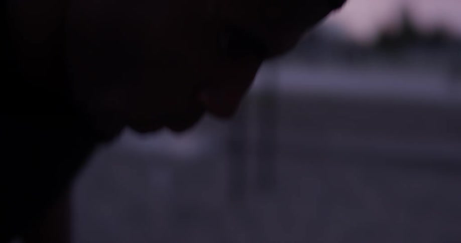 A man doing push ups outdoors