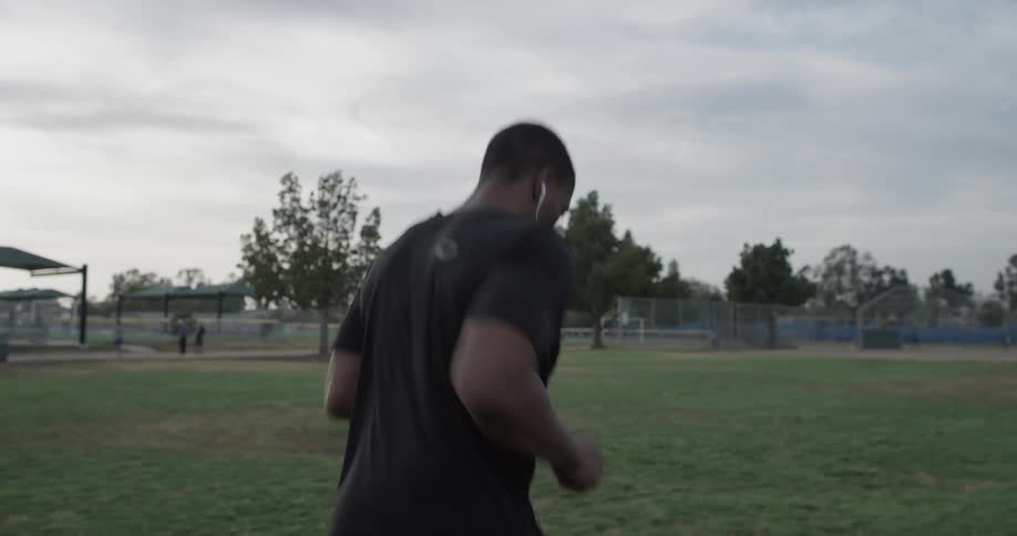 Man Working Out Outside