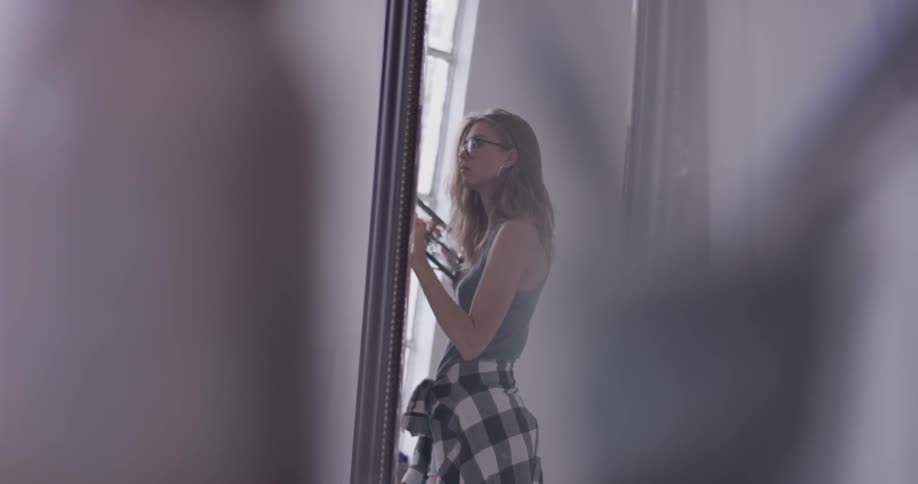 Painter In Her Studio