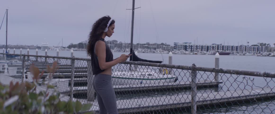 People Running Near Marina