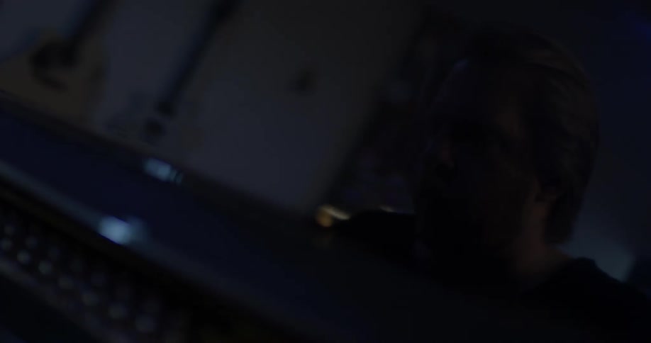A man plays a piano