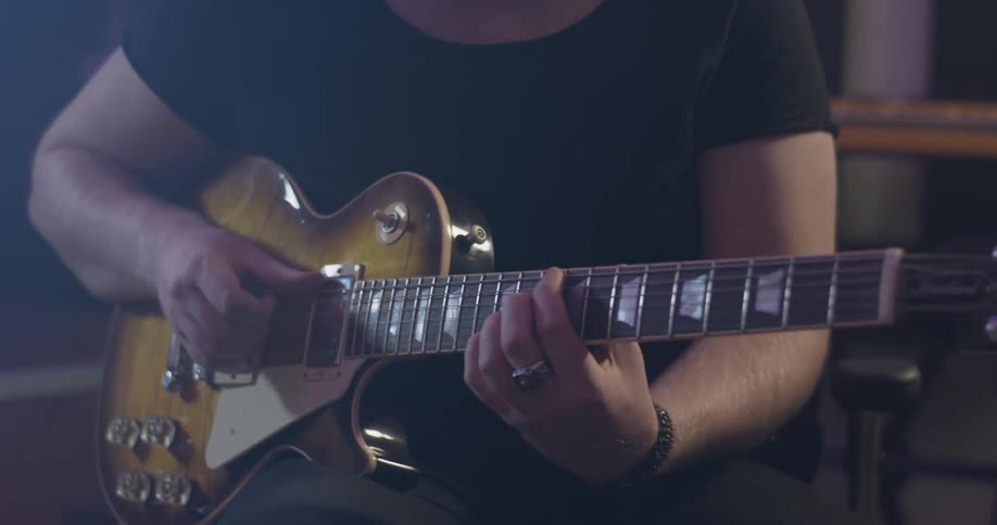 Musician In Studio
