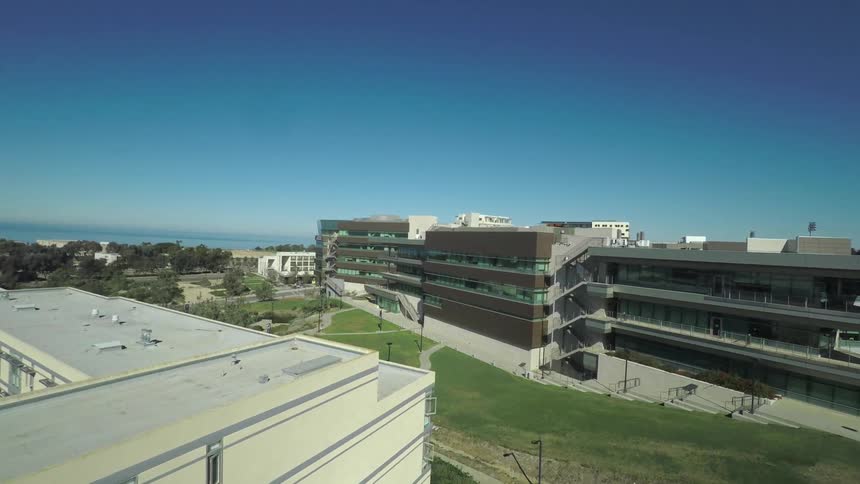 Buildings are shown in the city