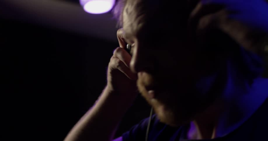 Musician In Studio