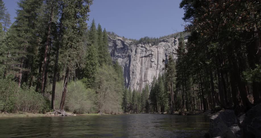 Water is moving outdoors during daylight