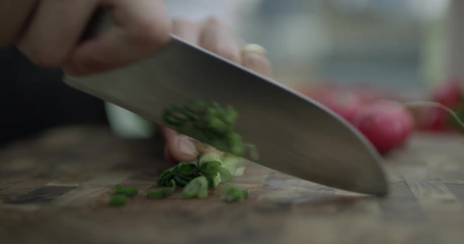 Chef Cooking In Kitchen