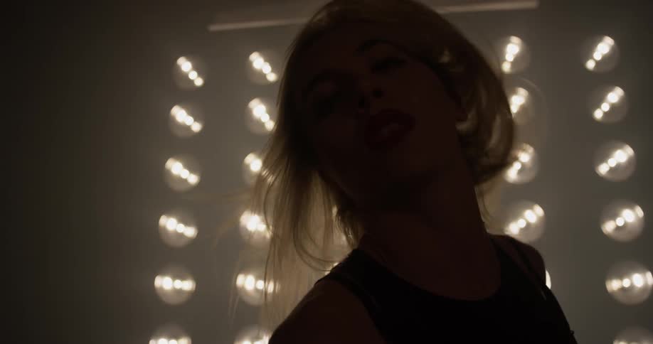 Woman Dancing In Studio