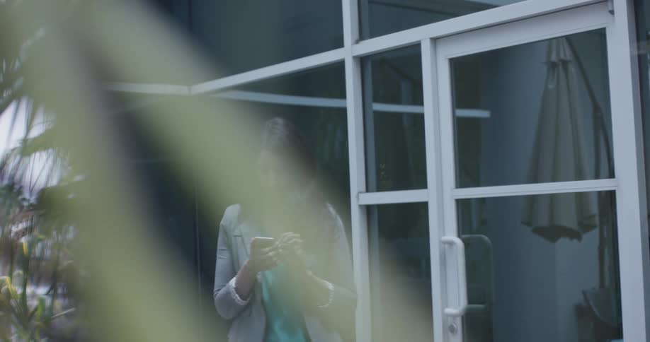 Businesswoman Working At An Office
