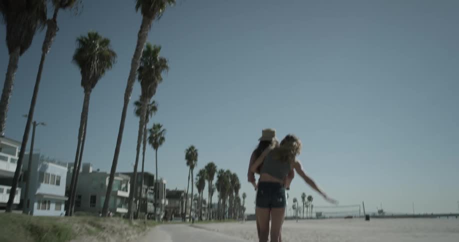 Friends At The Beach