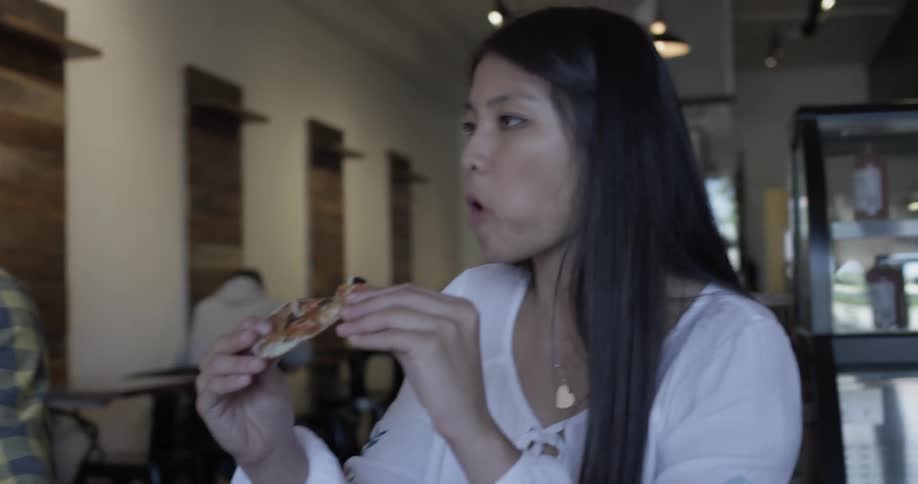 Friends Eating Pizza