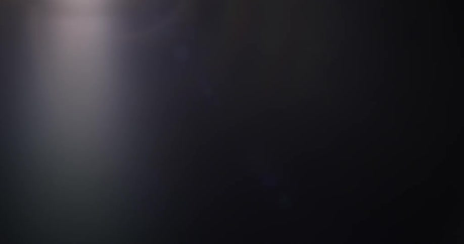 Unfocused darkness with a moving light