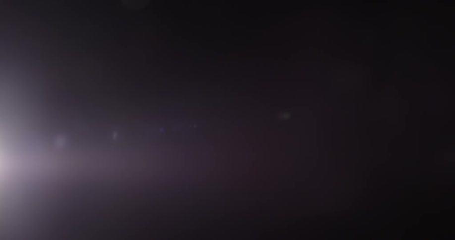 Darkness is illuminated by something