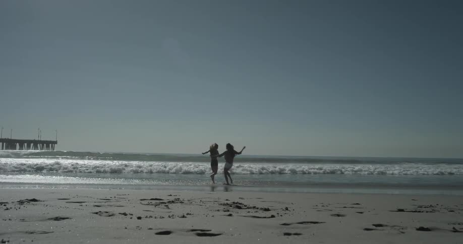 Friends At The Beach